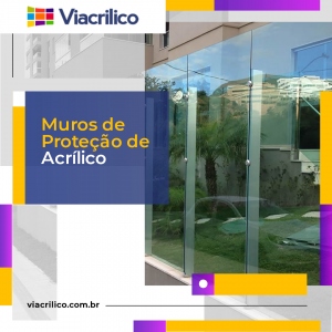 Muros de Proteção de Acrílico